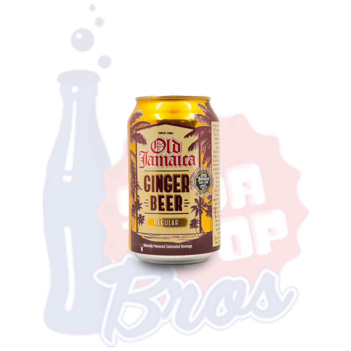 Old Jamaica Ginger Beer (330ml Can/UK) - Soda Pop Bros Ginger Beer