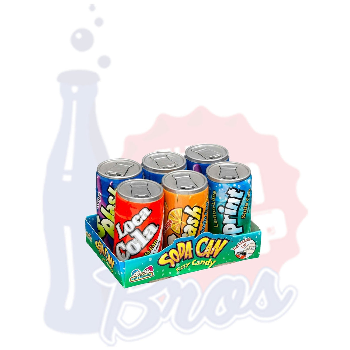 Soda Blasters Fizzy Candy - 42g - 12/Box - Sold by Box(18603) GW - Echo  Sales