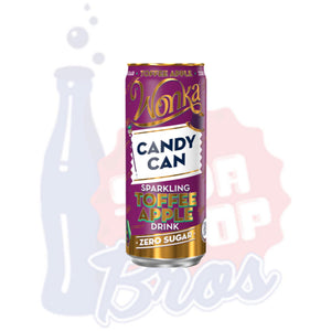 Candy Can Sparkling Wonka Toffee Apple Zero Sugar (330ml Can) - Soda Pop BrosSoda