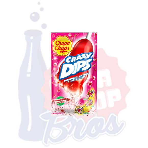 Chupa Chups Strawberry Crazy Dips - Soda Pop BrosCandy & Chocolate