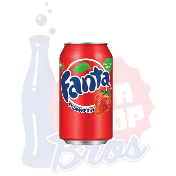 Fanta Strawberry (Can 355ml) - Soda Pop BrosSoda