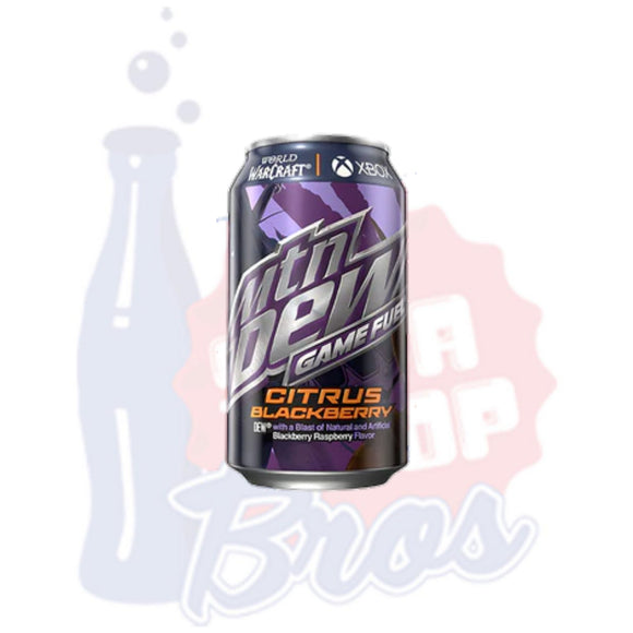 Mountain Dew Citrus Blackberry Game Fuel 2024 (355ml Can) - Soda Pop BrosSoda