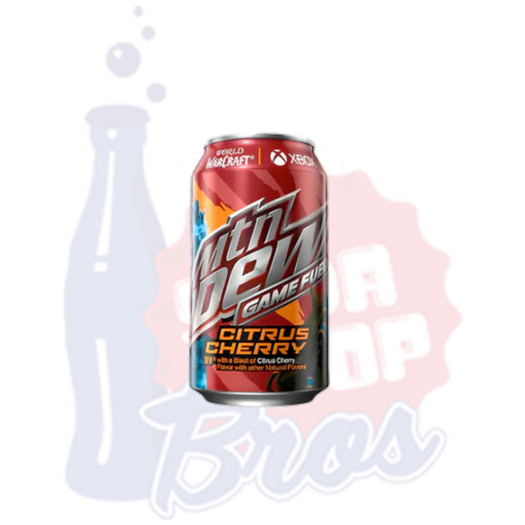 Mountain Dew Citrus Cherry Game Fuel 2024 (355ml Can) - Soda Pop BrosSoda