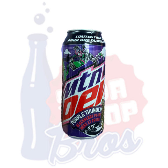 Mountain Dew Purple Thunder Limited Edition Canada (473ml KING Can) - Soda Pop BrosSoda
