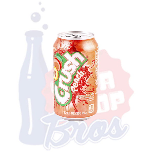 Crush Peach Soda - 355mL  Candy Funhouse – Candy Funhouse US